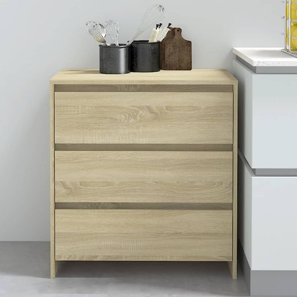 vidaXL Komoda dub sonoma 70x41x75 cm spracované drevo