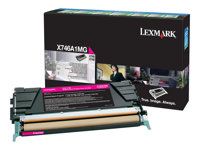 Purpurová - originálna - kazeta s farbivom LCCP, LRP - pre Lexmark X746de, X748de, X748de LDS, X748de Statoil, X748dte