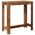 vidaXL Barový stôl staré drevo 102x50x103,5 cm kompozitné drevo