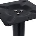 VidaXL Bistro Table Noha Čierna 56x56x72 cm Liatina