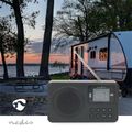 Prenosné rádio NEDIS RDFM2225BK FM, Bluetooth, napájenie batériou/USB, budík