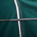 vidaXL Odnímateľný prístrešok pre dobytok PVC 550 g/m², 3,3x3,2 m, zelený