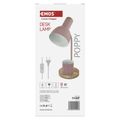 Stolná lampa EMOS Z7640P POPPY na žiarovku E27, ružová