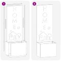 vidaXL Záhradná clona na súkromie Rezací Antracit 50 x 32 x 150 cm