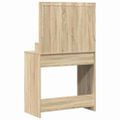 vidaXL Toaletný stolík Sonoma dub 79 x 41 x 135 cm Kompozitné drevo