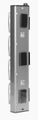 ORNO VIRONE FS-3 Povrchová rohová zásuvka 3x 230V, 2xUSB, nerez