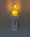 HD-130 LED svieca biela/žltý blikajúci plameň HOME DECOR