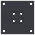 vidaXL podstavce stĺpikov štvorcové 12 ks Antracit 46x46 mm