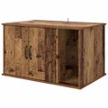 vidaXL Mačka Dom Staré drevo 85 x 55 x 50,5 cm Kompozitné drevo