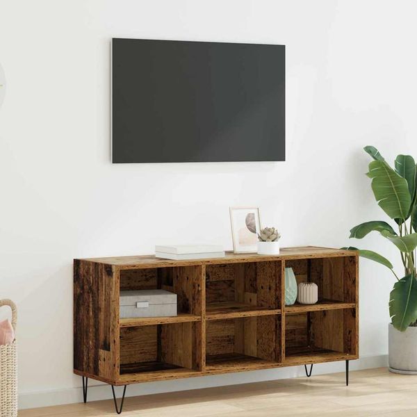 vidaXL TV skrinka Staré drevo 103,5 x 30 x 50 cm Kompozitné drevo