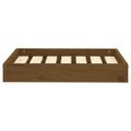 vidaXL Psia posteľ medovo-hnedá 61,5x49x9 cm borovicový masív