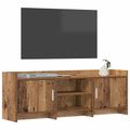 vidaXL TV skrinka 130 x 33 x 47 cm Staré drevo Kompozitné drevo