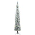 vidaXL Umelý vianočný stromček Zelená 270 cm PVC, oceľ a plast