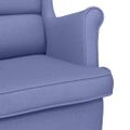 vidaXL Kreslo Jeans Blue 74x84x100 cm Látka