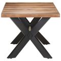 vidaXL Jedálenský stôl 180x90x75 cm, drevený masív s medovým náterom