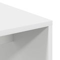 vidaXL Stôl Biela 133,5 x 50 x 124 cm 2 ks