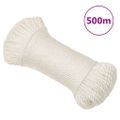 vidaXL Pracovné lano biele 6 mm 500 m polypropylén