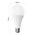 LED žiarovka Classic A80 / E27 / 20 W (150 W) / 2452 lm / neutrálna biela