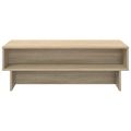 vidaXL Konferenčný stolík Sonoma dub 100 x 46 x 35 cm Kompozitné drevo