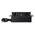Výklopný blok zapustený ORNO OR-AE-13126/GR, 2x 230V a 2x USB, grafitová Výklopný blok zapuštěný ORNO OR-AE-13126/GR, 2x 230V a 2x USB, grafitová