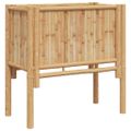 vidaXL Zvýšený záhon Hnedá 70 x 35 x 70 cm Bambus