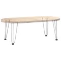 vidaXL Nohy do vlasov pre konferenčný stolík 4 ks, biele 30 cm, masívna oceľ