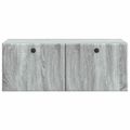 vidaXL Nástenná TV skrinka 78,5 x 41 x 30 cm Sivý Sonoma