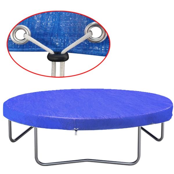 vidaXL Kryt na trampolínu 450-457 cm 90 g/m²