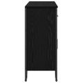 vidaXL Servírovacia skriňa Čierny dub 97 x 32,5 x 74,5 cm