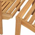 vidaXL Stoličky Adirondack s opierkami na nohy 2 ks tíkový masív