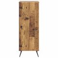 vidaXL Servírovacia skriňa Staré drevo 33 x 34,5 x 90 cm