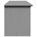 vidaXL Lavica do predsiene BODO sivá 114x40x45 cm