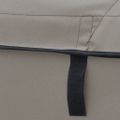 vidaXL Strieška Bimini s 3 oblúkmi a stenami 183x(170-182)x137 cm