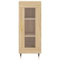 vidaXL Vysoká skrinka dub sonoma 34,5x34x180 cm spracované drevo