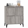 vidaXL Komoda sivý dub sonoma 60x35x70 cm spracované drevo
