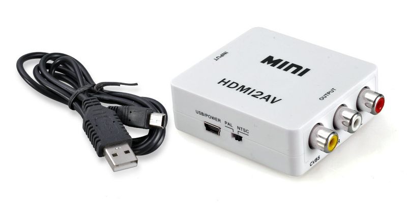 Prevodník HDMI na kompozitný signál a stereo zvuk