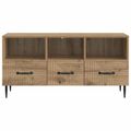vidaXL TV skrinka 102 x 34,5 x 50 cm Dub artisan Kompozitné drevo