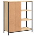 vidaXL Komoda, dub sonoma, 70x30x80 cm, imitácia dreva