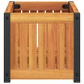 vidaXL Záhradný kvetináč 45x30x27,5 cm masívna akácia a oceľ