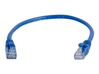 Patch kábel - RJ-45 (M) do RJ-45 (M) - 1 m - UTP - CAT 6 - lisovaný, prevedenie bez hrbolčekov, licna - modrá