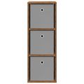 vidaXL Servírovacia skriňa so zásuvkou Staré drevo 30,5 x 27 x 84,5 cm
