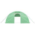 vidaXL Fóliovník s oceľovým rámom zelený 72 m² 18x4x2 m