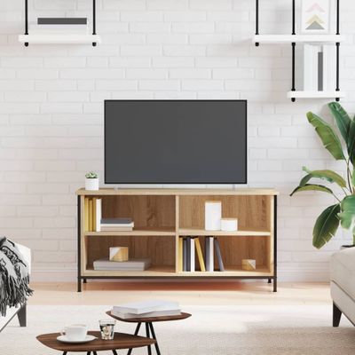 vidaXL TV skrinka dub sonoma 100x40x50 cm spracované drevo
