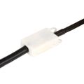 vidaXL Industriálna závesná lampa 25 W biela 109 cm E27