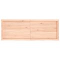 vidaXL Stolová doska 140x50x(2-6) cm neošetrený dubový masív
