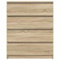 vidaXL Komoda dub sonoma 80x35x99 cm spracované drevo