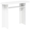 vidaXL Konzolový stôl Biela 100 x 39,5 x 75 cm Kompozitné drevo