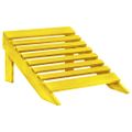 vidaXL 2-miestna záhradná stolička a taburetka Adirondack jedľa žltá