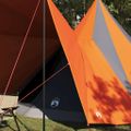 vidaXL Tipi stan so strechou Šedá a oranžová 510 x 690 x 330 cm taft