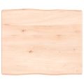 vidaXL Stolová doska 60x50x(2-4) cm neošetrený masív živé hrany